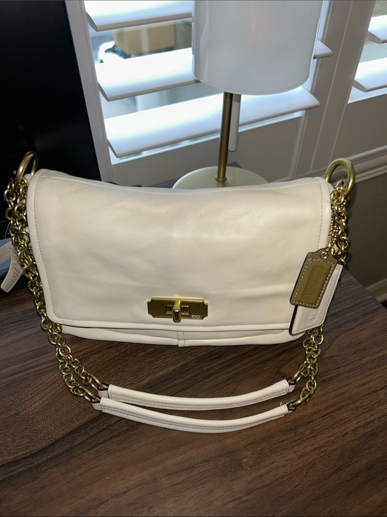 Coach Handbags - Coach Chelsea Leather Shoulder Bag with Gold Chain- NWT